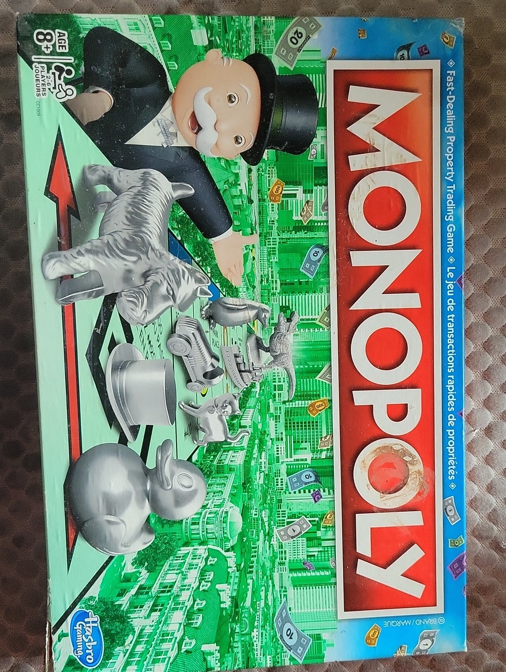 Hasbro Monopoly Board Game - Green & Red